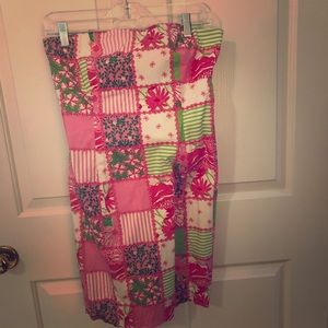 Lily Pulitzer strapless dress